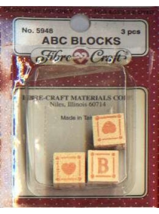 ABC Blocks by Fibrecraft, 3 pcs.