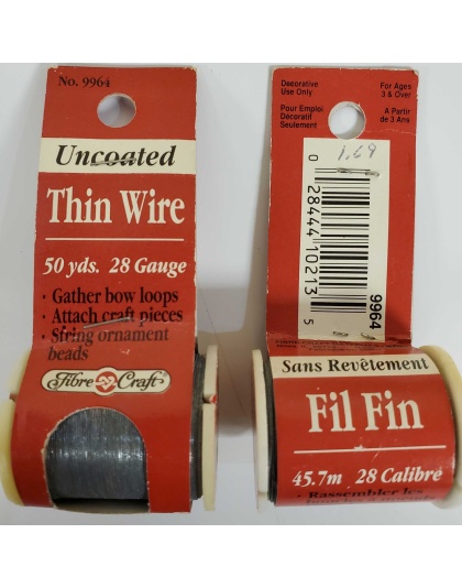 Beading Wire 28 Gauge 50 Yards/Spool Silver