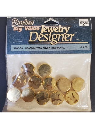 Darice Jewelry Designer Button Covers