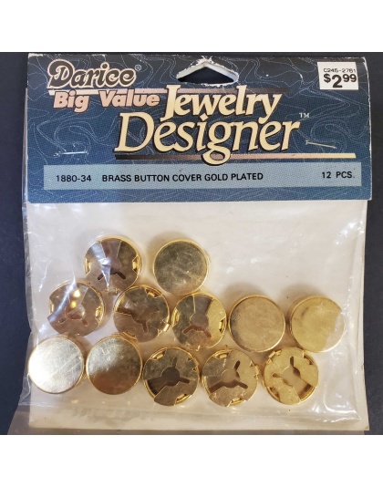 Darice Jewelry Designer Button Covers