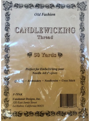 Old Fashion Candlewicking Thread 50 Yards