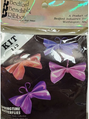 Springtime Butterflies by Bedford Bendable Ribbon