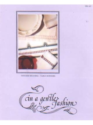 Swedish weaving - table runners huck weaving chart/leaflet LAST ONE