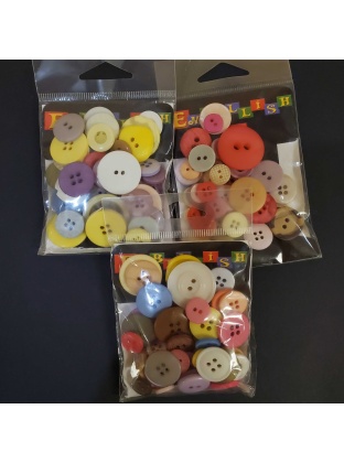 Embellish It! Pastel Button Mix