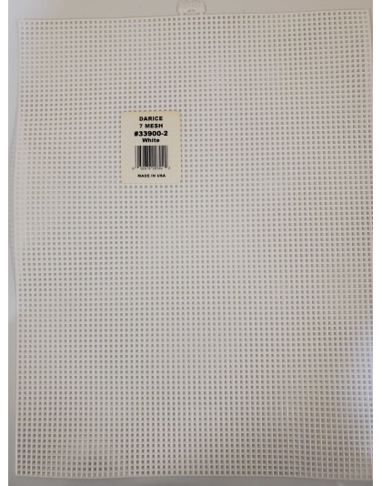 Plastic Canvas 7 Count 10x13 White