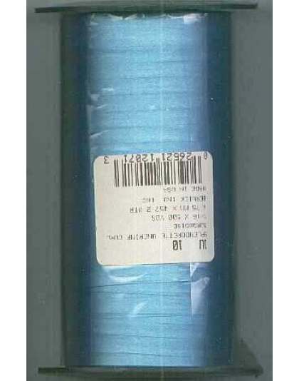 Poly curling ribbon TURQUOISE 9/16 inch by 500 yards