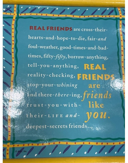 Real Friends Wall Hang