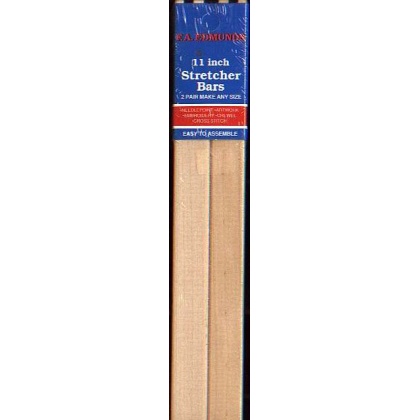 11 inch stretcher bars, 2 pair make any size. Easy to assemble solid wood