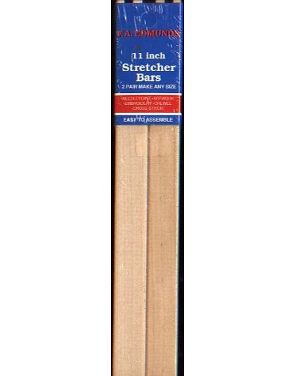 11 inch stretcher bars, 2 pair make any size. Easy to assemble solid wood