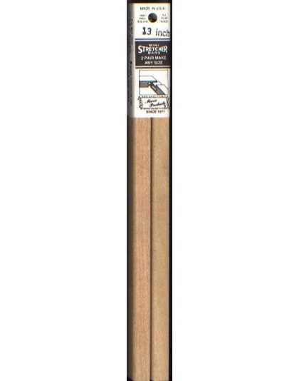 13 inch mini stretcher bars, 2 pair make any size, all solid wood, half inch square