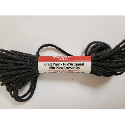 Needloft Craft Yarn - Black