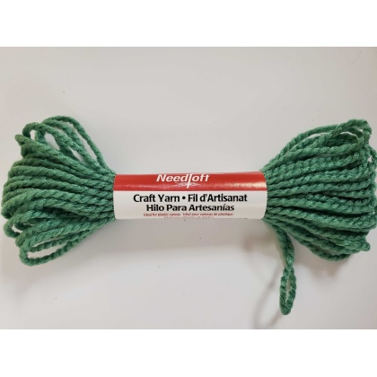 Needloft Craft Yarn - Christmas Green