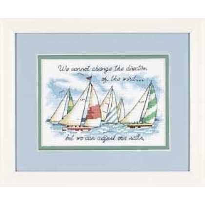 Adjusting Our Sails Counted CrossStitch kit