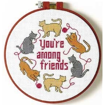 Among Friends Counted CrossStitch kit