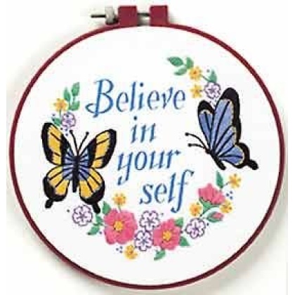 Believe in Yourself Crewel Kit
