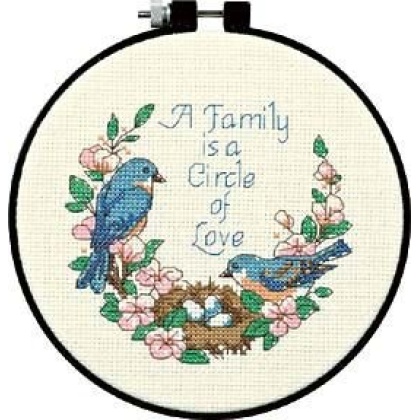Family Love Counted CrossStitch kit