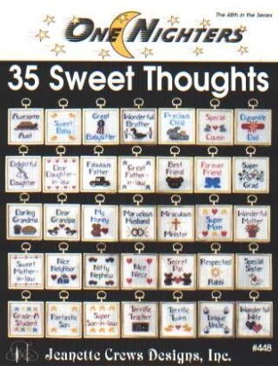 35 Sweet thoughts, one nighters, the 48th in the series 448