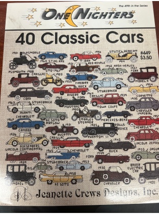 40 Classic Car CrossStitch 449