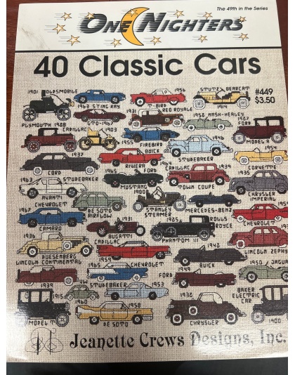40 Classic Car CrossStitch 449