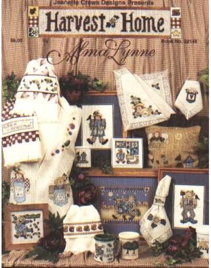 Harvest home by Alma Lynne CrossStitch book LAST ONE