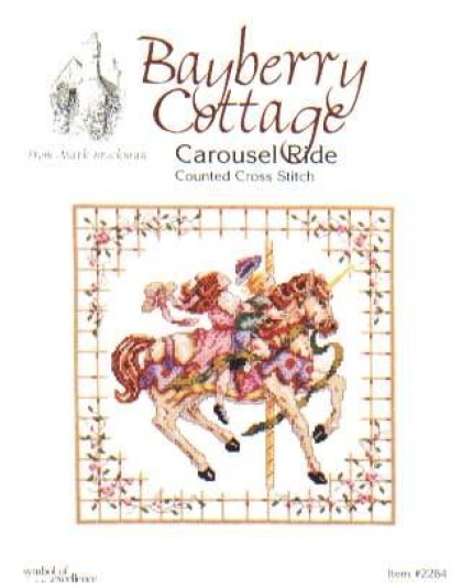 Bayberry Cottage carousel ride CrossStitch leaflet, 2284