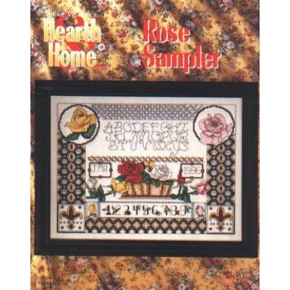 Hearth home Rose sampler CrossStitch booklet, 2274