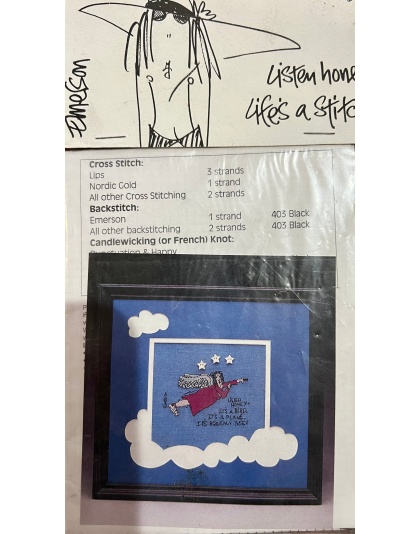 Listen honey, It's a bird, it's a plane, its heavenly me! Chart LAST ONE