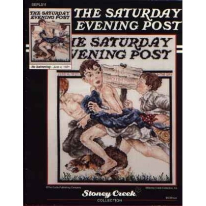 Stoney Creek Saturday Evening post no swimming SEPL011 *last one*