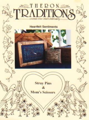 Stray pins and mom's scissors CrossStitch chart/leaflet LAST ONE