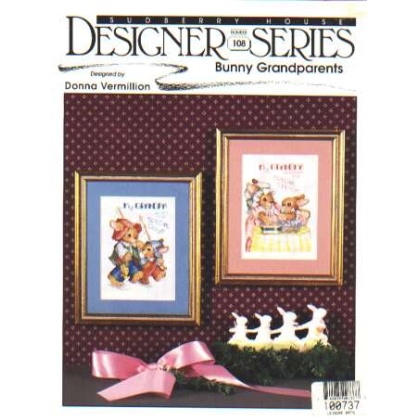 Sudberry house designer series, Bunny Grandparents CrossStitch leaflet