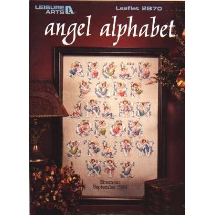 Angel alphabet to CrossStitch 2870