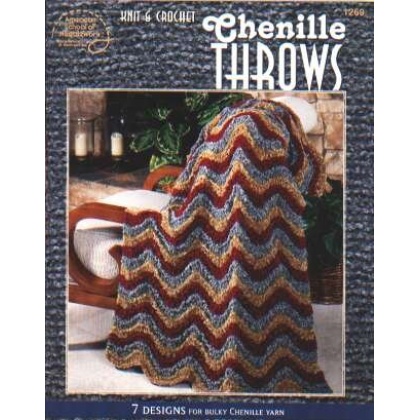 Chenille throws in knit and crochet, 1269