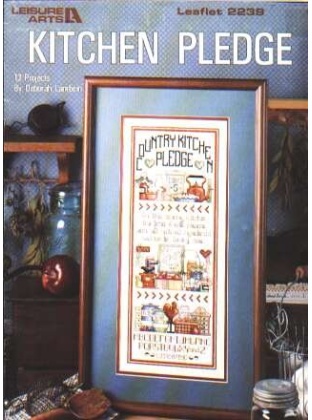 Kitchen pledge CrossStitch booklet, 13 projects, 2239