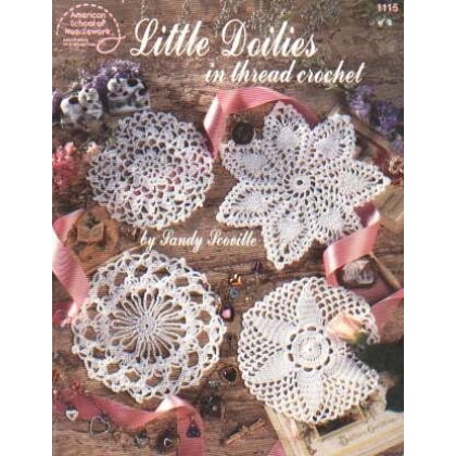 Little Doilies in thread crochet, 1115