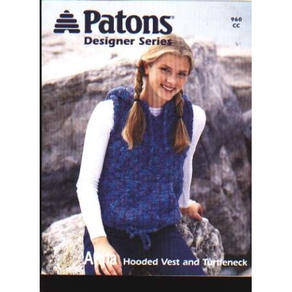 Designer series Anna hooded vest and turtleneck, 960