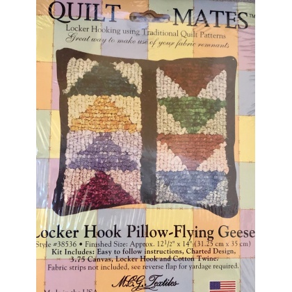 Locker Hook Pillow Flying Geese