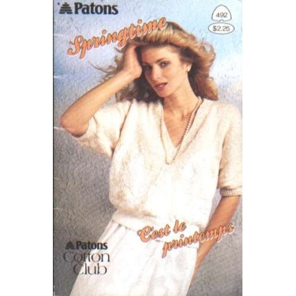 Springtime cotton knits, 7 nice designs, 492