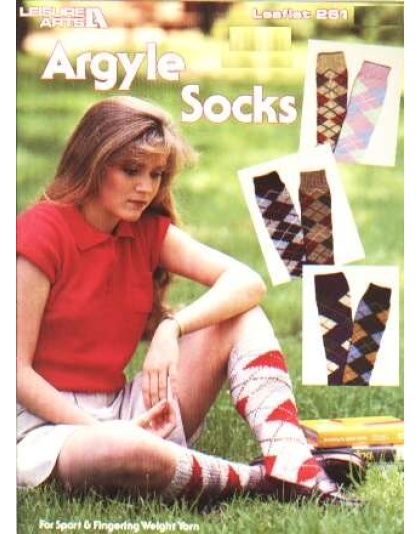 Argyle socksto knit and crochet 261