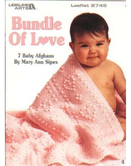 Bundle of love, 7 baby afghans 2745