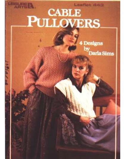 Cable pullovers, 4 designs to knit and crochet 443