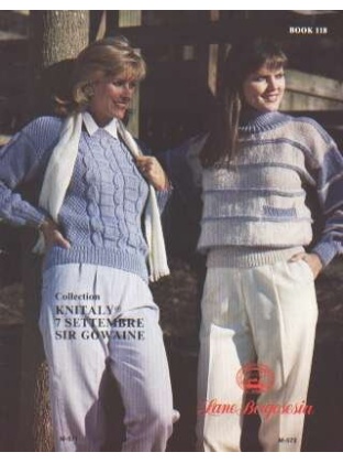 Collections in easy care wool, book 118 by Lane Borgosesia 118 crochet knitting