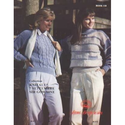 Collections in easy care wool, book 118 by Lane Borgosesia 118 crochet knitting