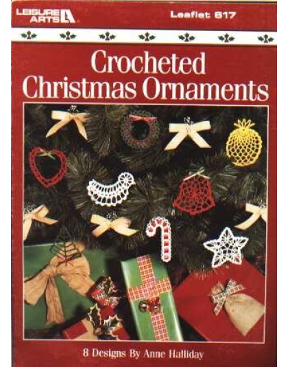 Crocheted Christmas ornaments, 8 designs, 617