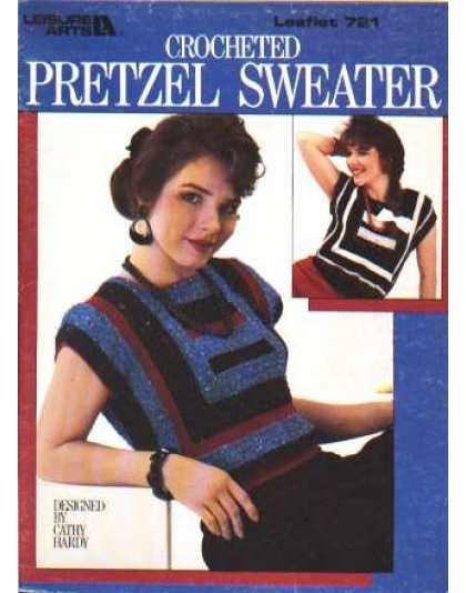Crocheted pretzel sweater to knit and crochet 721