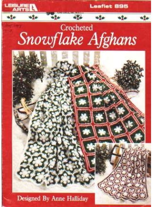 Crocheted snowflake afghans, 895