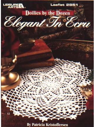 Doilies by the dozen, Elegant in Ecru to crochet 2851