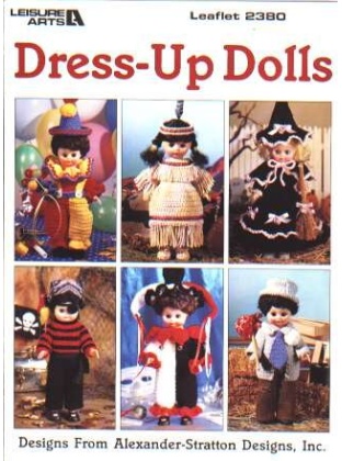 Dress-up dolls, 6 designs to knit and crochet 2380