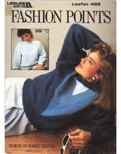 Fashion points Echelon and lattice pullover to knit and crochet 489