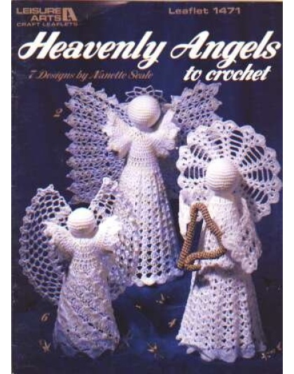 Heavenly angels to crochet, 7 designs, 1471