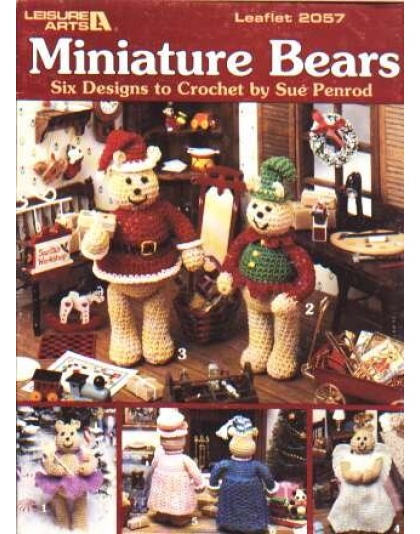 Miniature bears, 6 designs to knit and crochet, 2057
